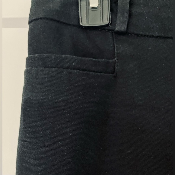 Banana Republic Sloan Black Straight Leg Women's Pants Size 4 - Picture 5 of 9